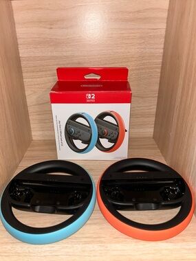 Nintendo Switch 2 Joy-Con Wheels - Racing Wheels Accessory for Switch 2